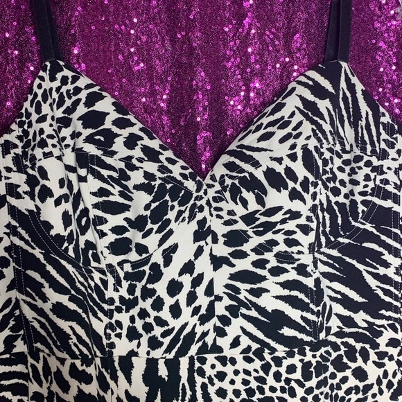 Sergio Hudson by Target Animal Print bustier midi dress - Picture 3 of 9